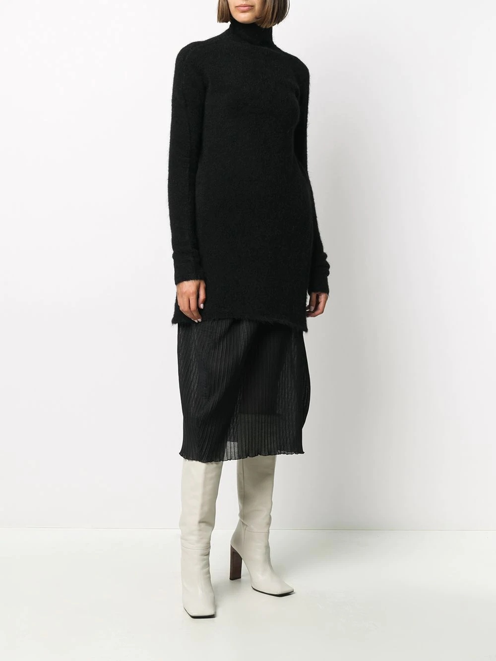 elongated slit jumper - 3