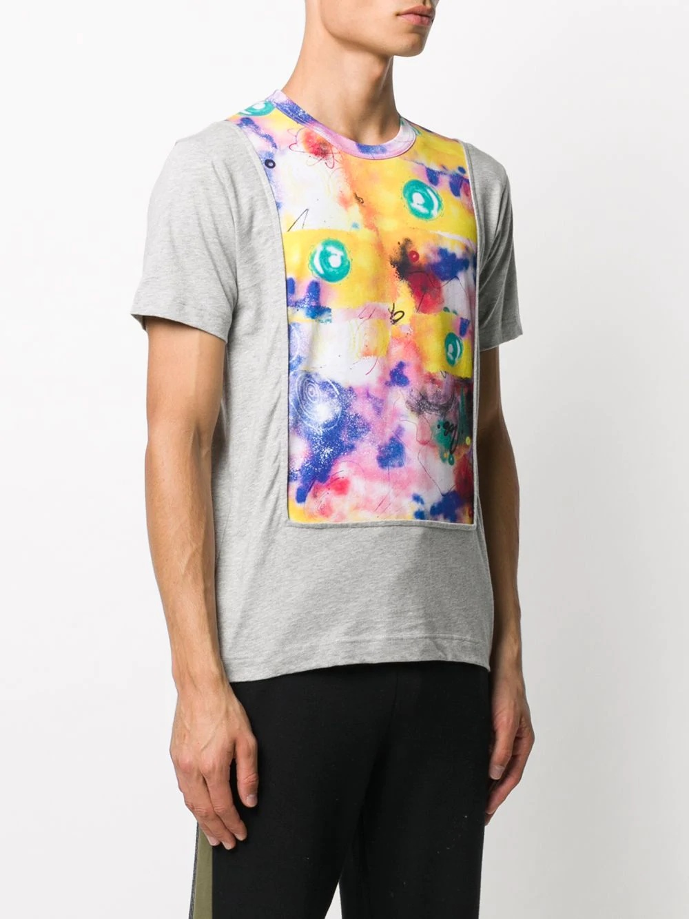 graphic patch print T-shirt - 3