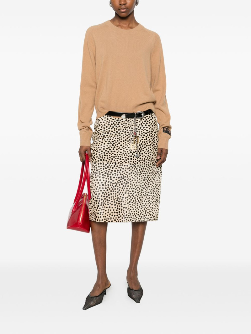 N°21 long-sleeve logo-patch knitwear outlook