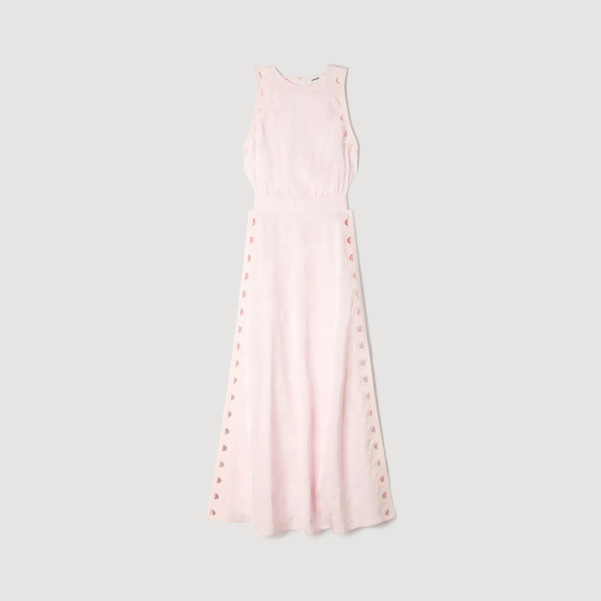 FLOWER JACQUARD MAXI DRESS - 1