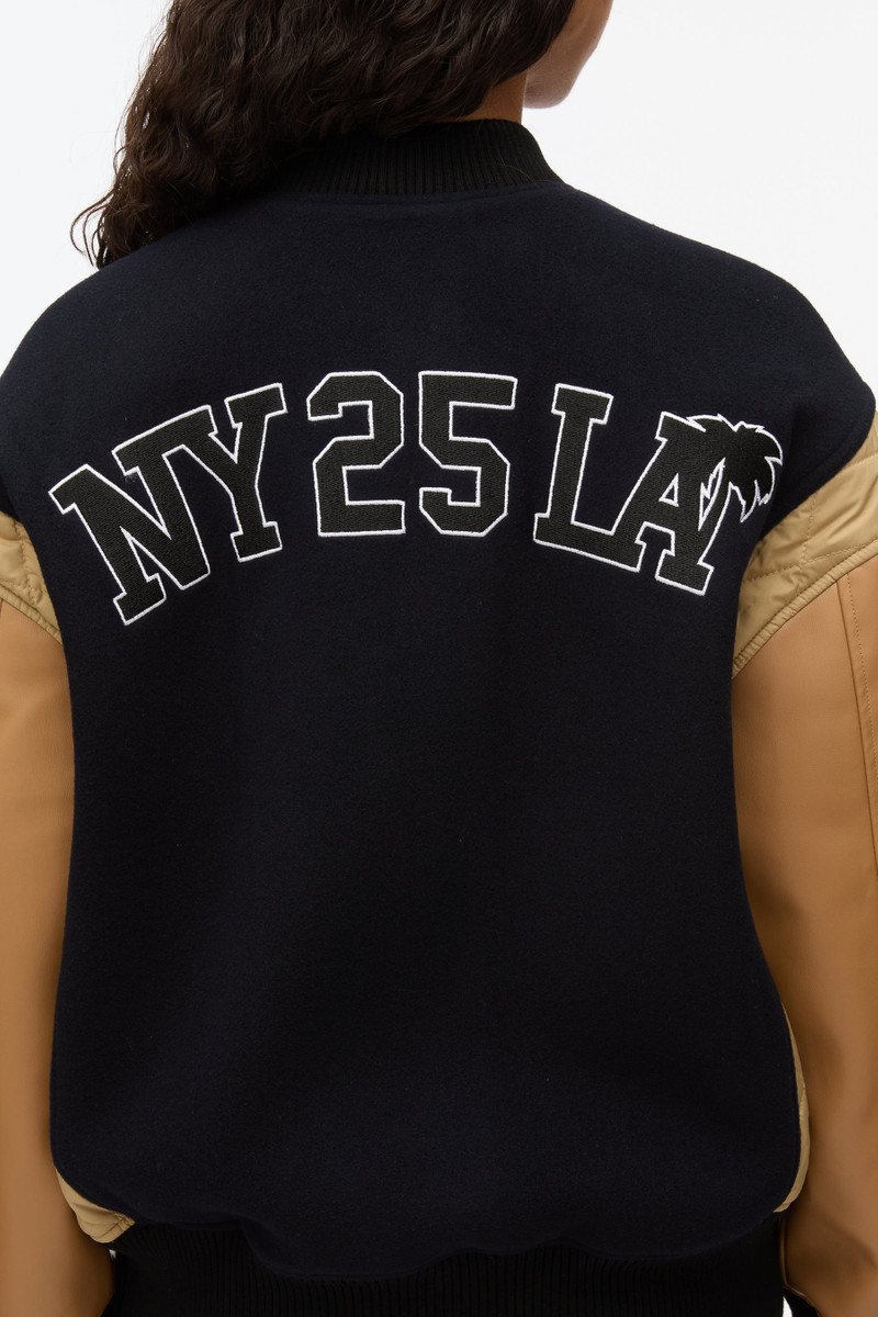 3.1 x Shopbop Boxy Varsity Jacket W Ties 6