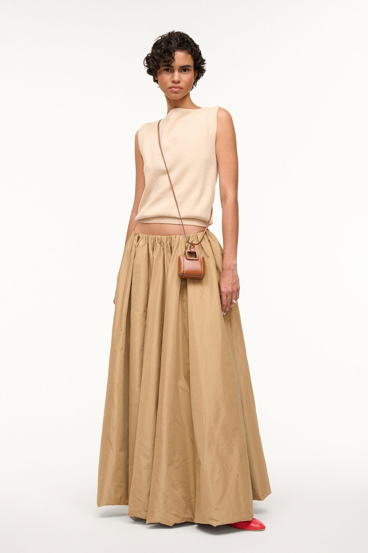 STAUD BELLAGIO SKIRT FAWN - 5