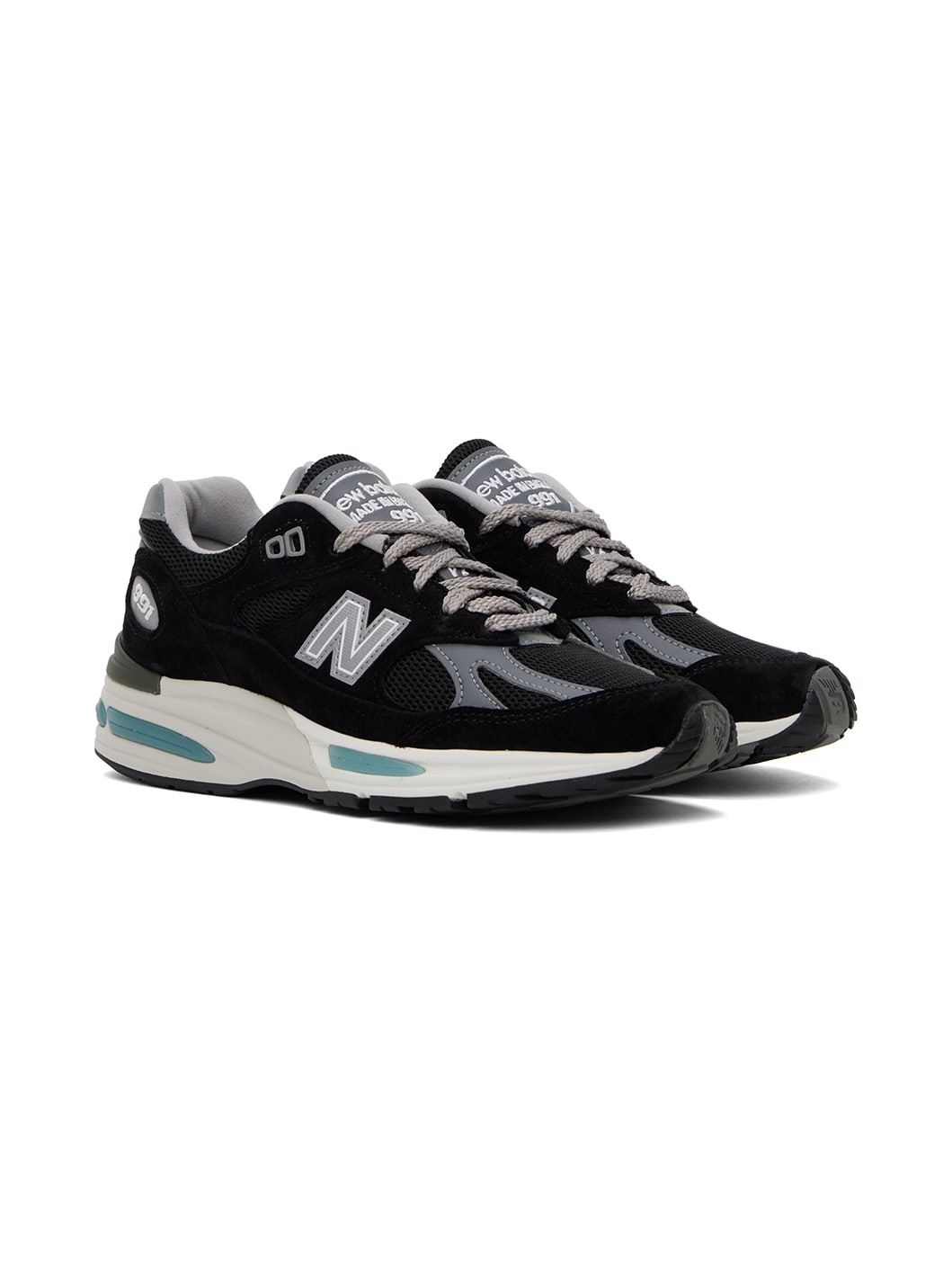 Black 'Made in UK' 991v2 Sneakers - 4