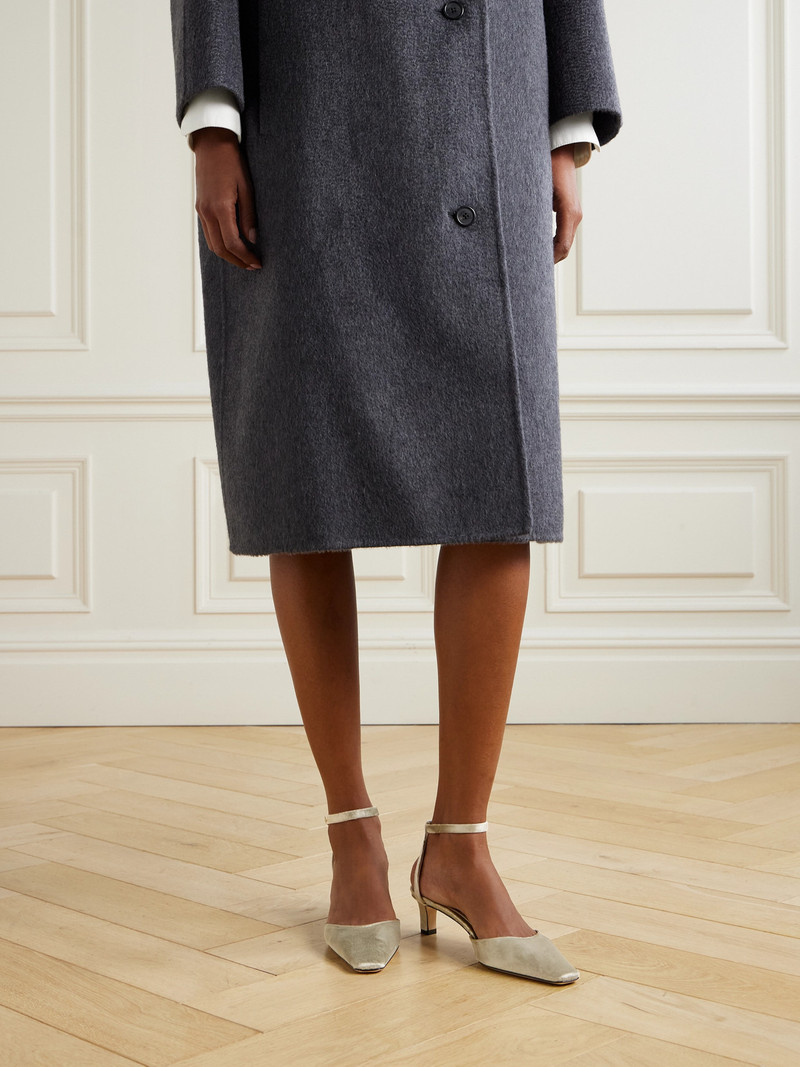 The Row Carla Velvet Pumps outlook