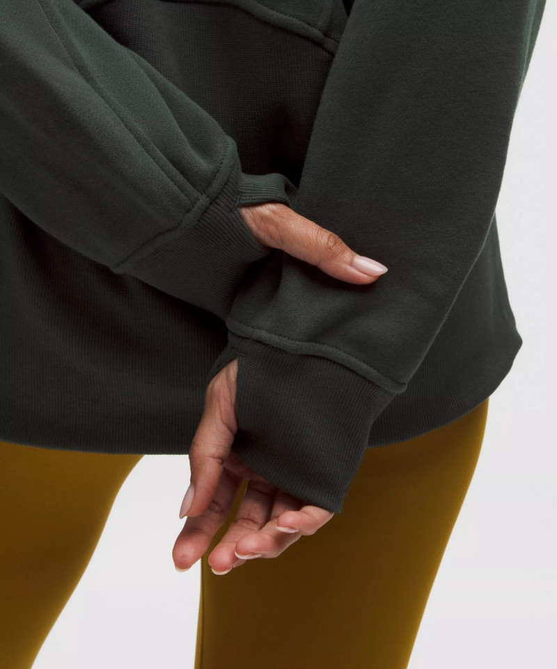 Scuba Oversized Funnel-Neck Half Zip *Long 6
