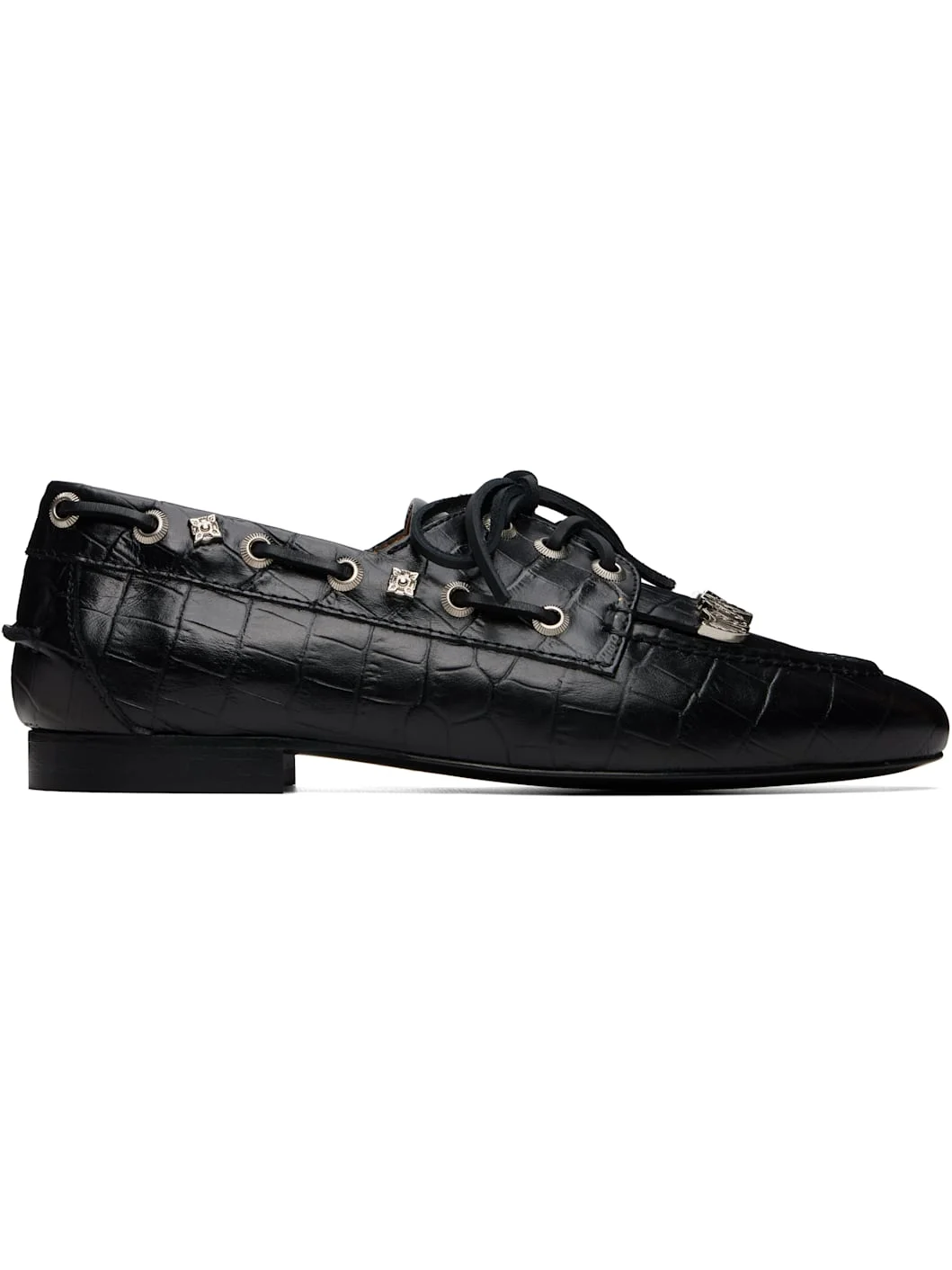 Black AJ1511 Loafers - 1