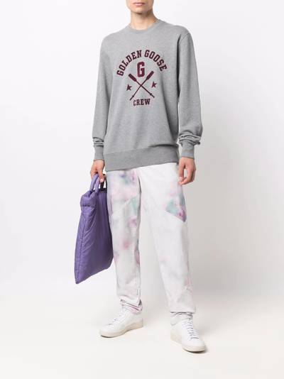 Golden Goose logo round neck sweatshirt outlook