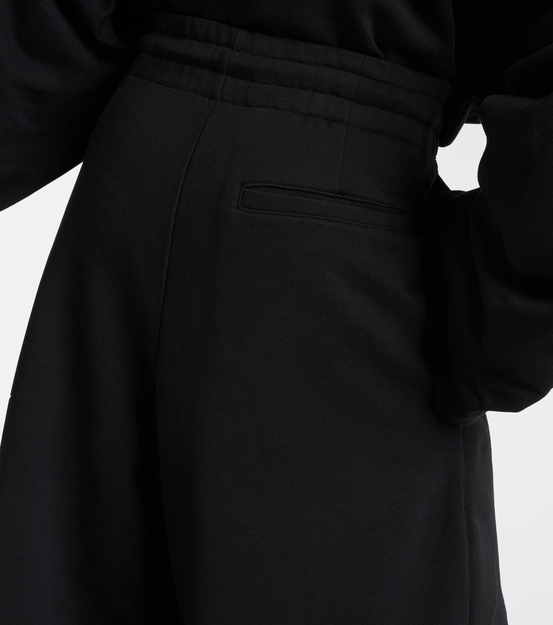 Cotton jersey wide-leg sweatpants - 6