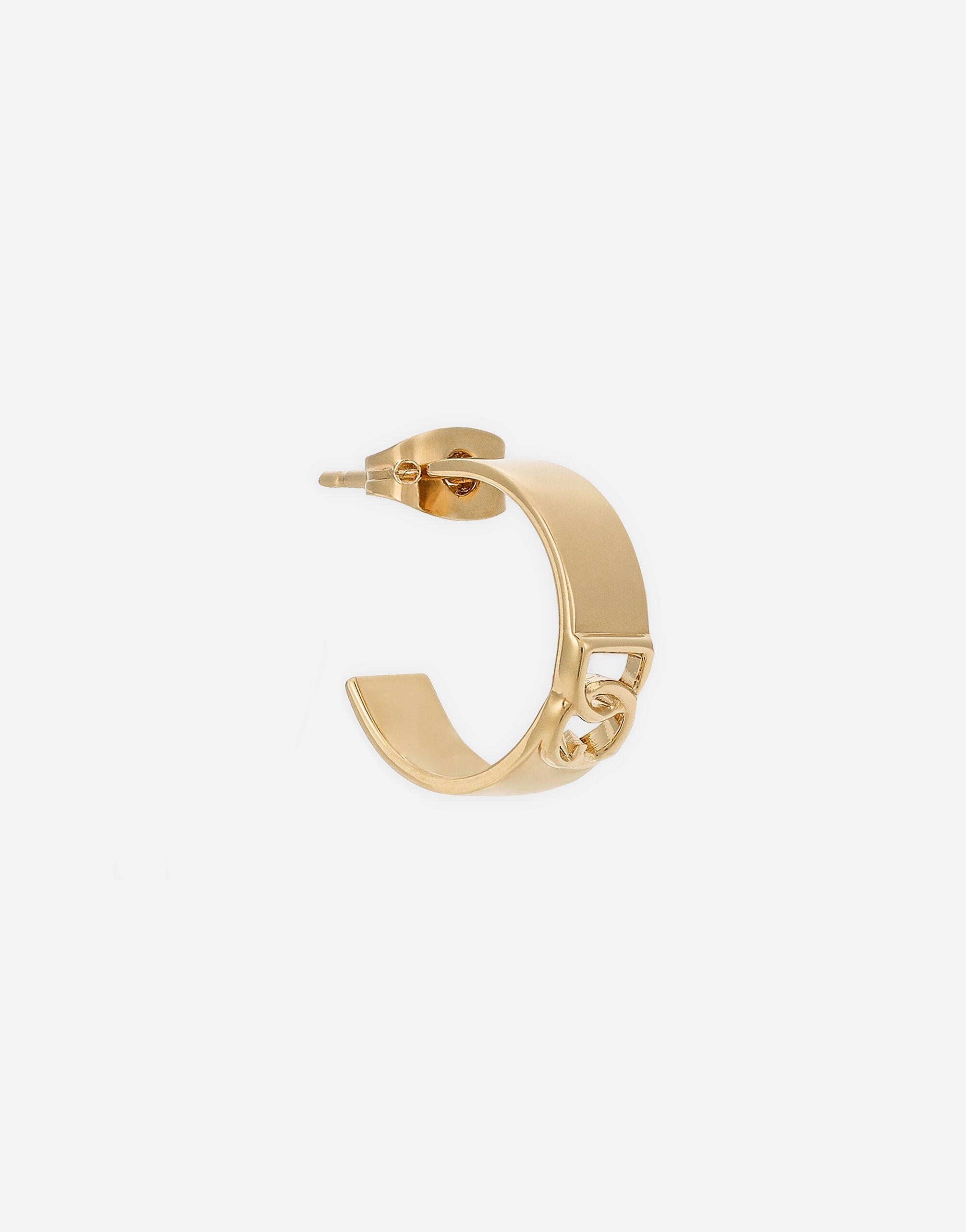 Single earring with butterfly back and cut-out DG logo - 2
