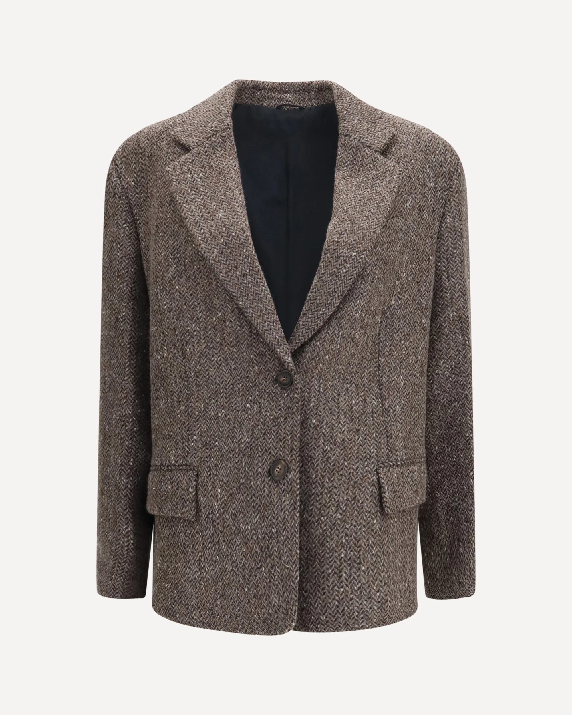 Single-breasted virgin wool blend Jacket - 1