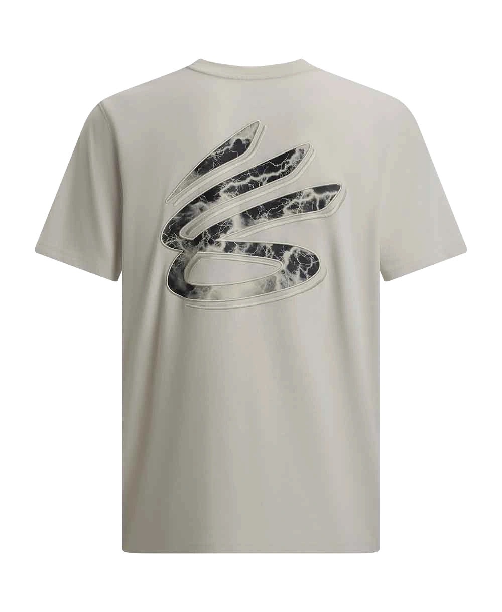 Under Armour Curry Tour Graphic T-shirt 'Grey Black' 6003083-110 - 2