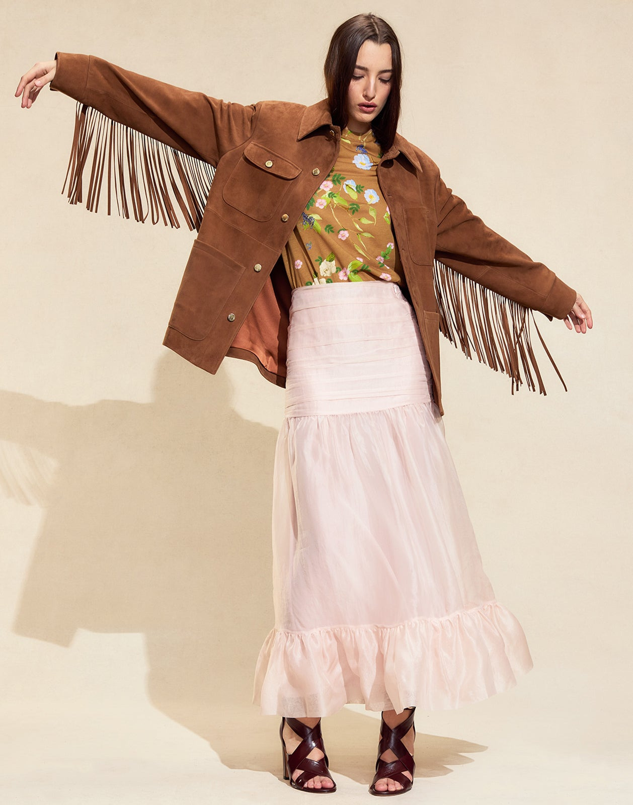 Westward Fringe Suede Jacket - 2