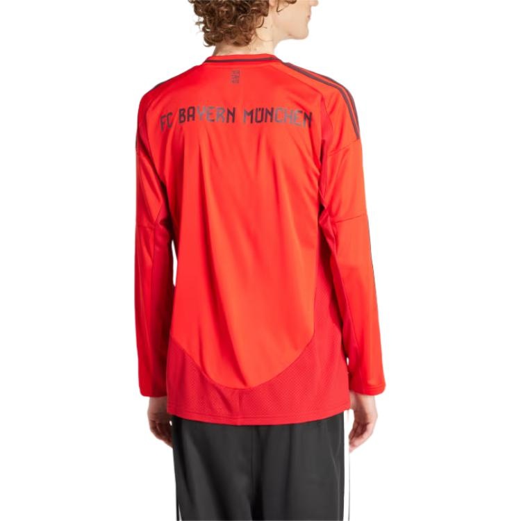 adidas FC Bayern 24/25 Long Sleeve Home Soccer Jersey Asia Sizing 'Red' IT2254 - 4