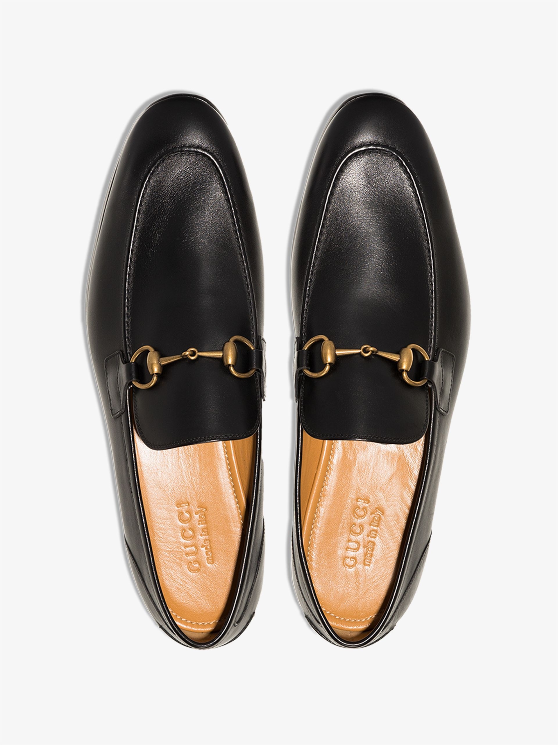 black Jordaan leather loafers - 4