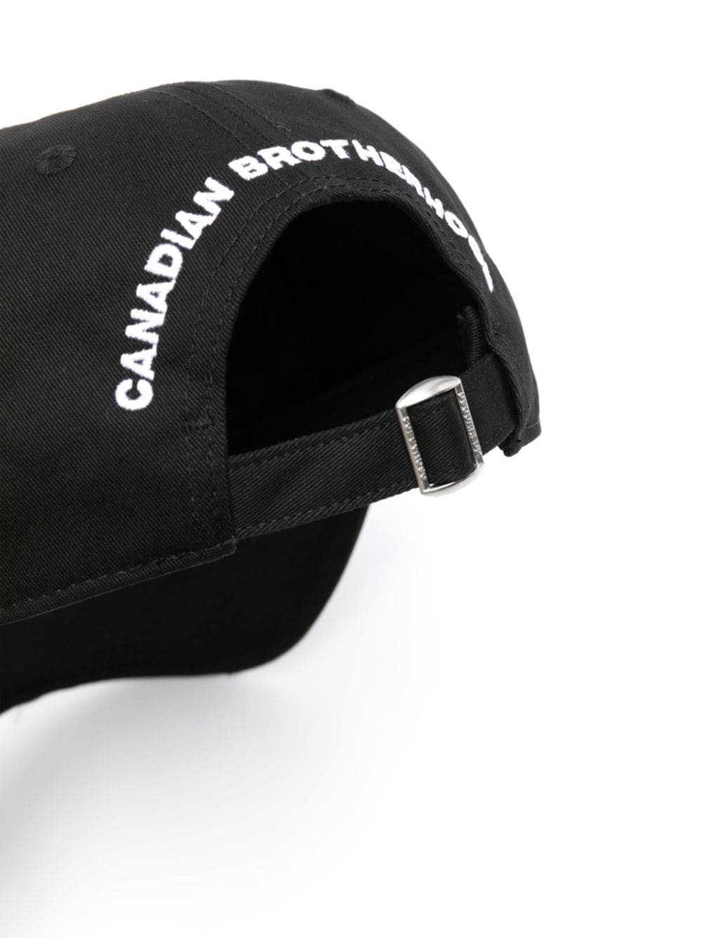 maple-leaf printed cotton cap - 2