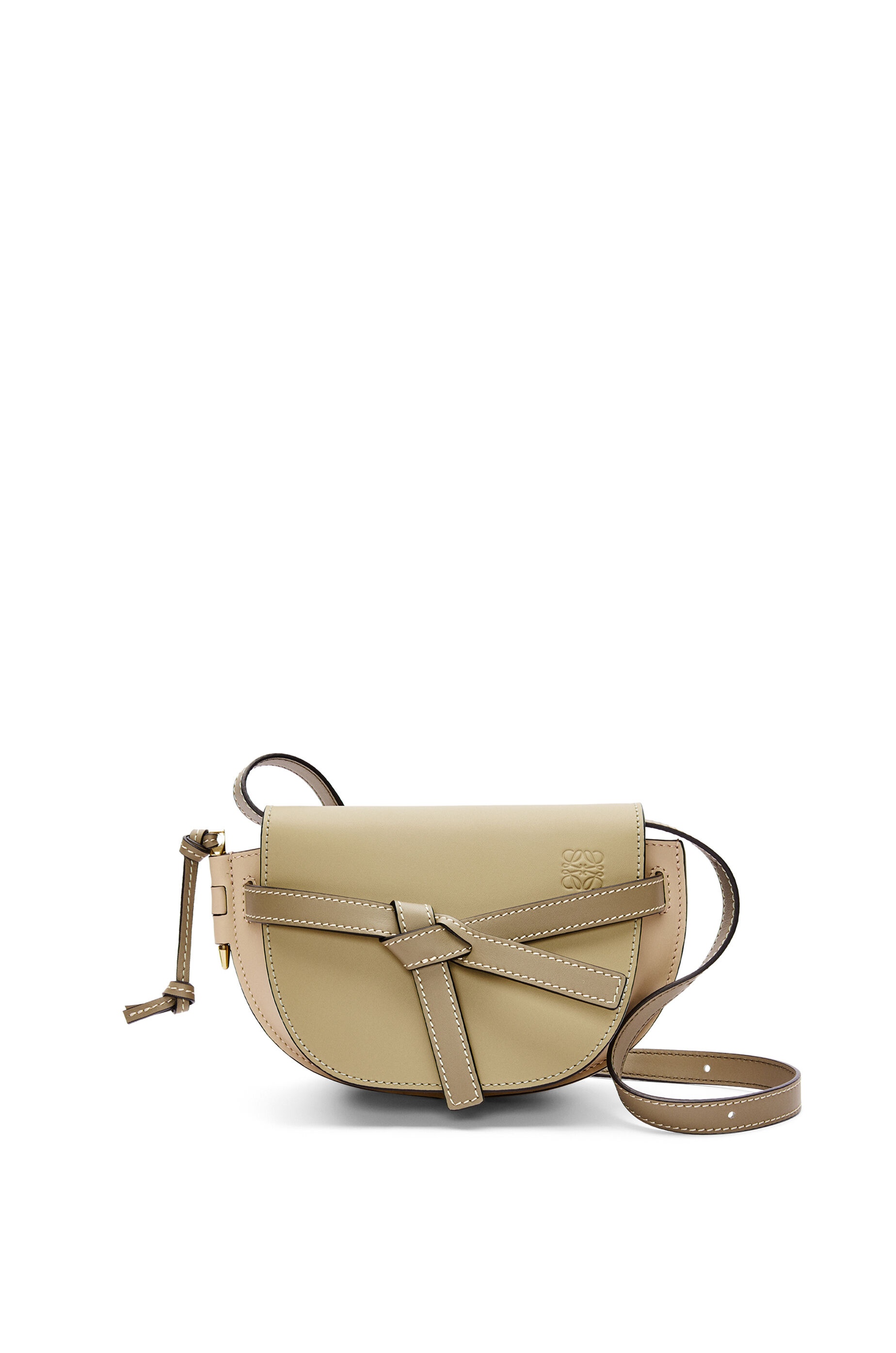 Mini Gate Dual bag in soft calfskin - 1