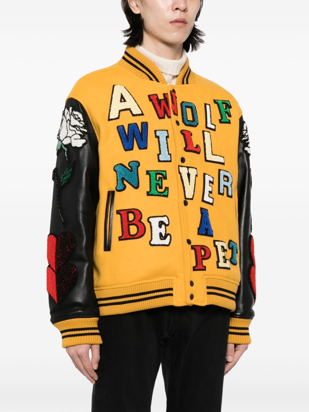 x K. Tolnoe Varsity bomber jacket - 3