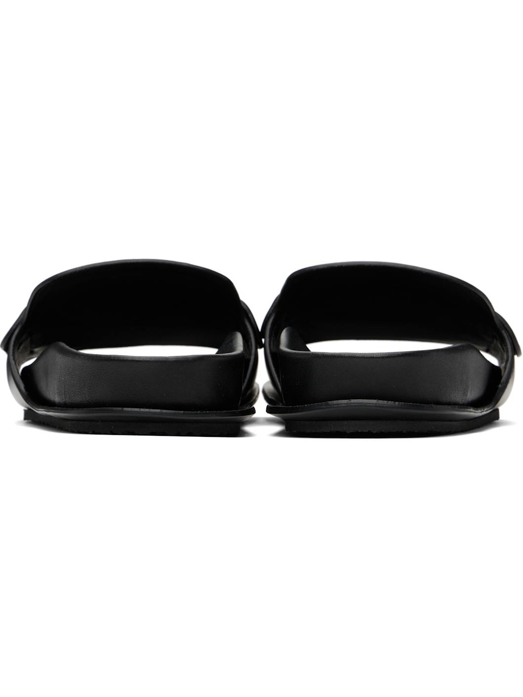 Black 'The Mocassin sandals' Sandals - 2