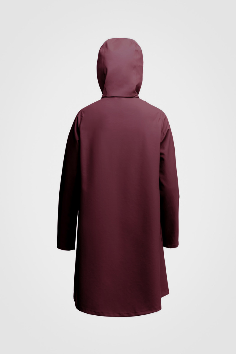 Mosebacke Lightweight Raincoat Burgundy 3