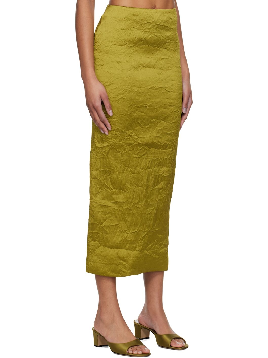 Gold Alma Maxi Skirt - 2