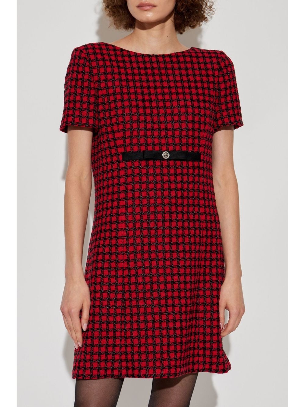 Medusa tweed mini dress - 3