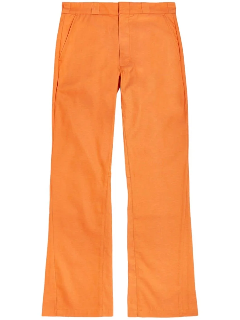 cotton-twill flared chinos - 1