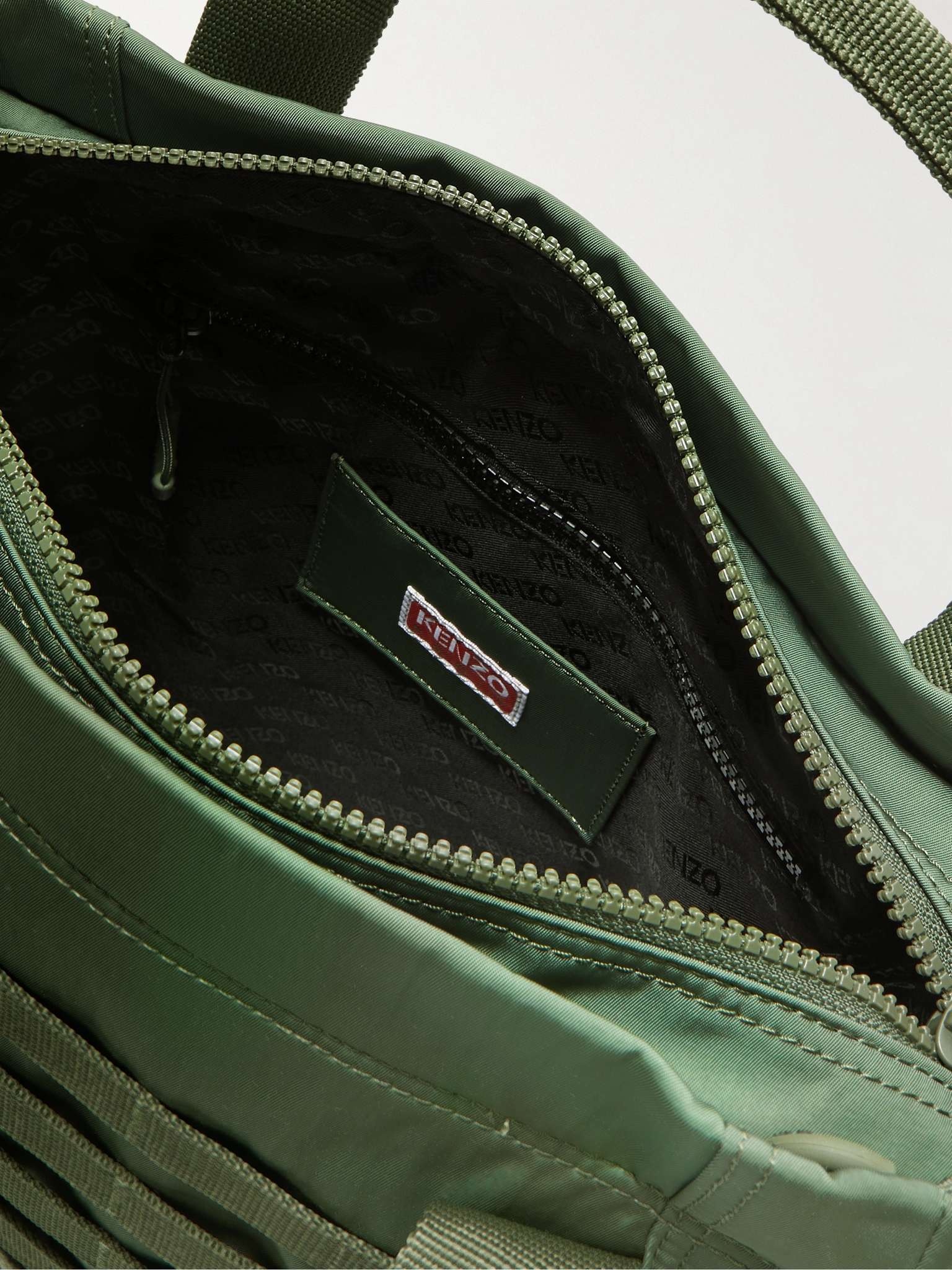 Logo-Appliquéd Webbing-Trimmed Tech-Twill Tote Bag - 3