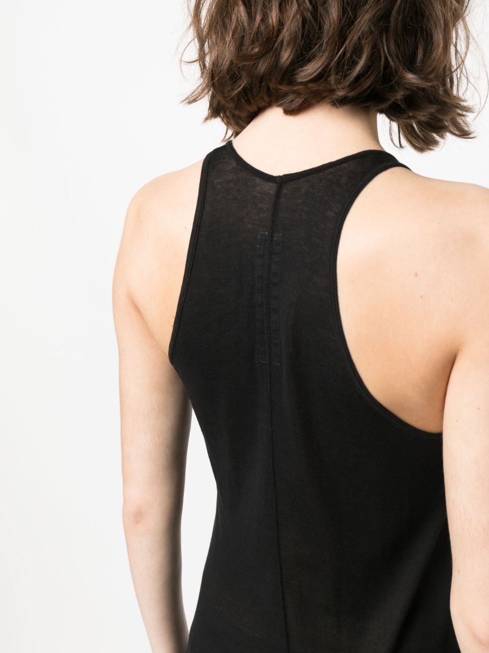 round-neck cotton tank top - 5