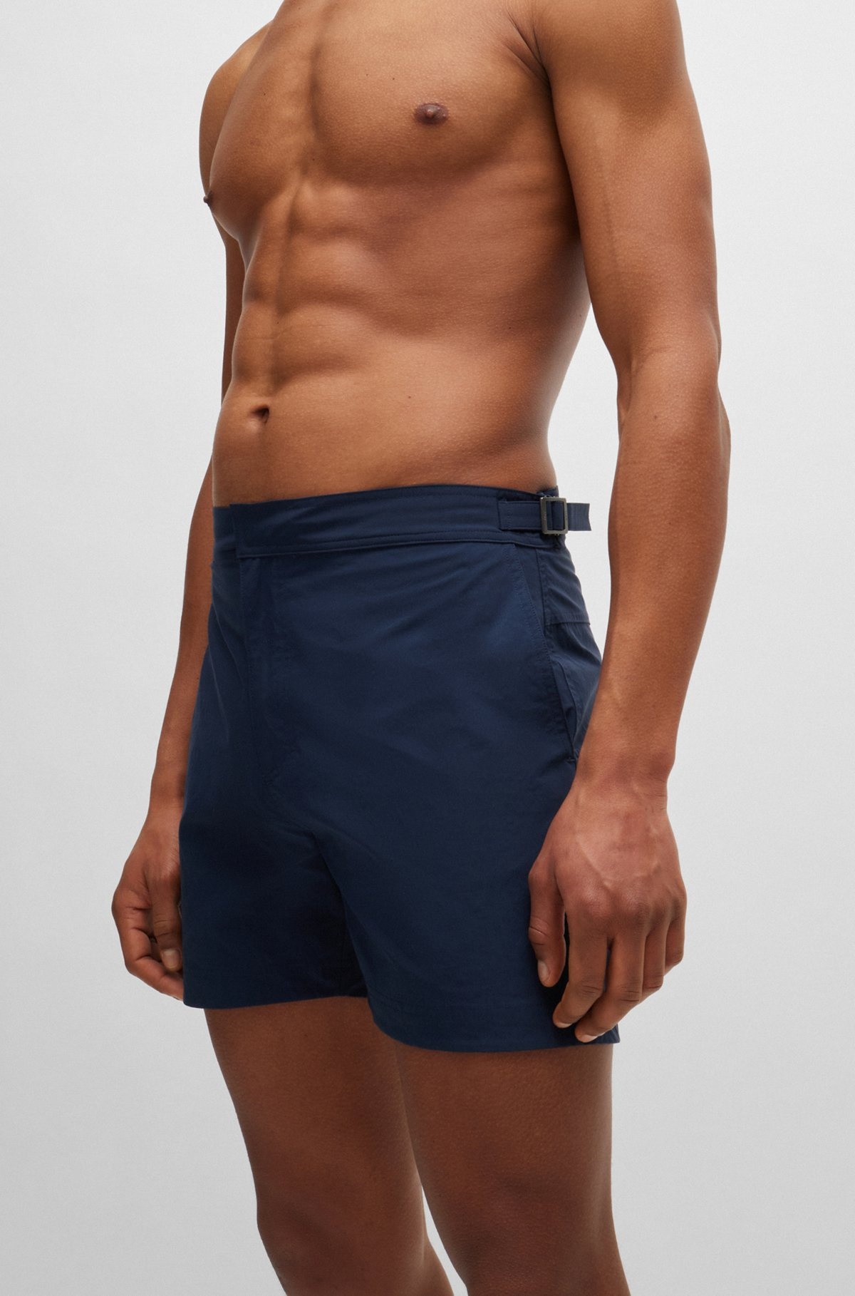 FULLY LINED SWIM SHORTS WITH ADJUSTABLE WAIST - 3