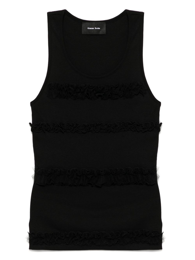 ruffled frilled tank top 1