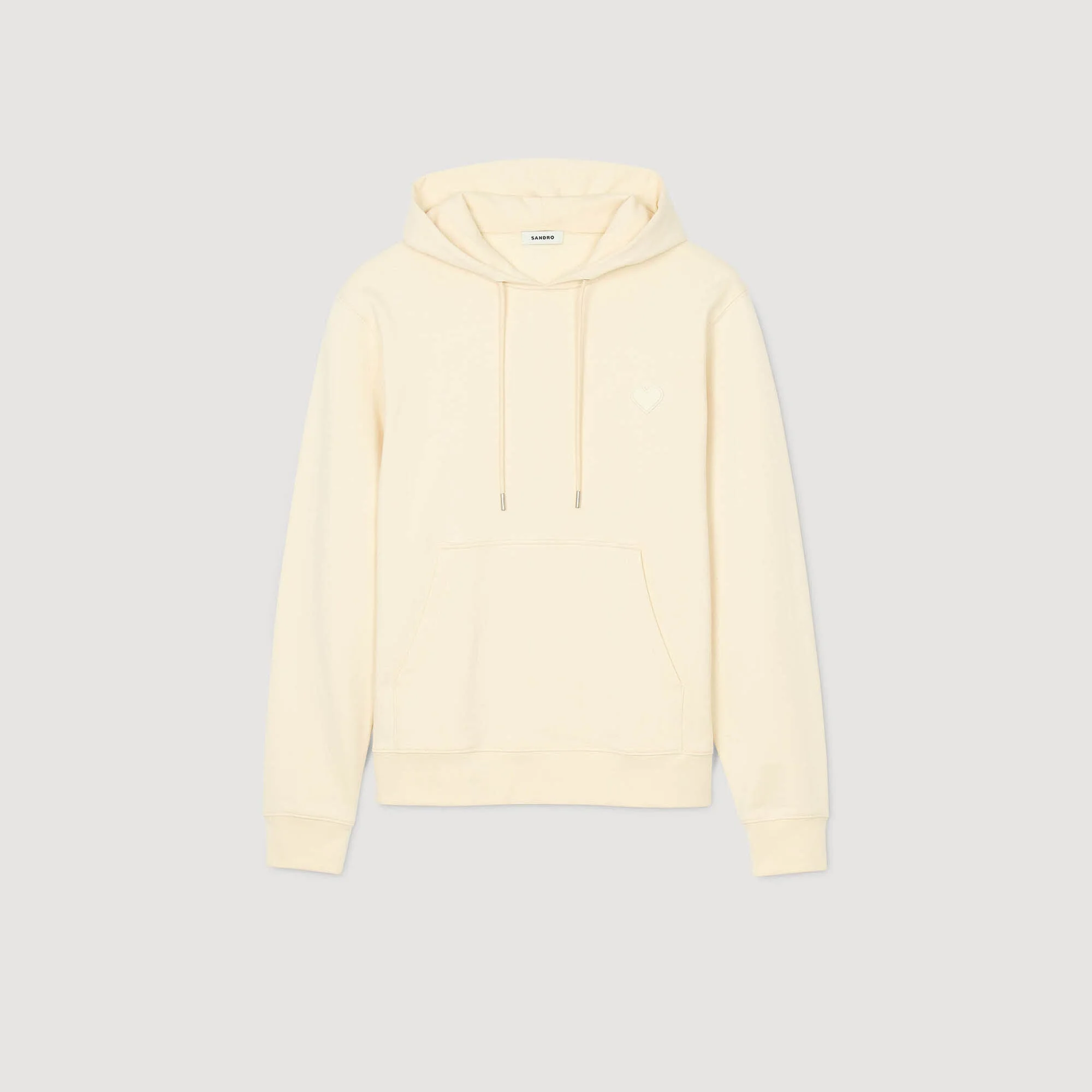 HEART PATCH SWEATSHIRT - 1