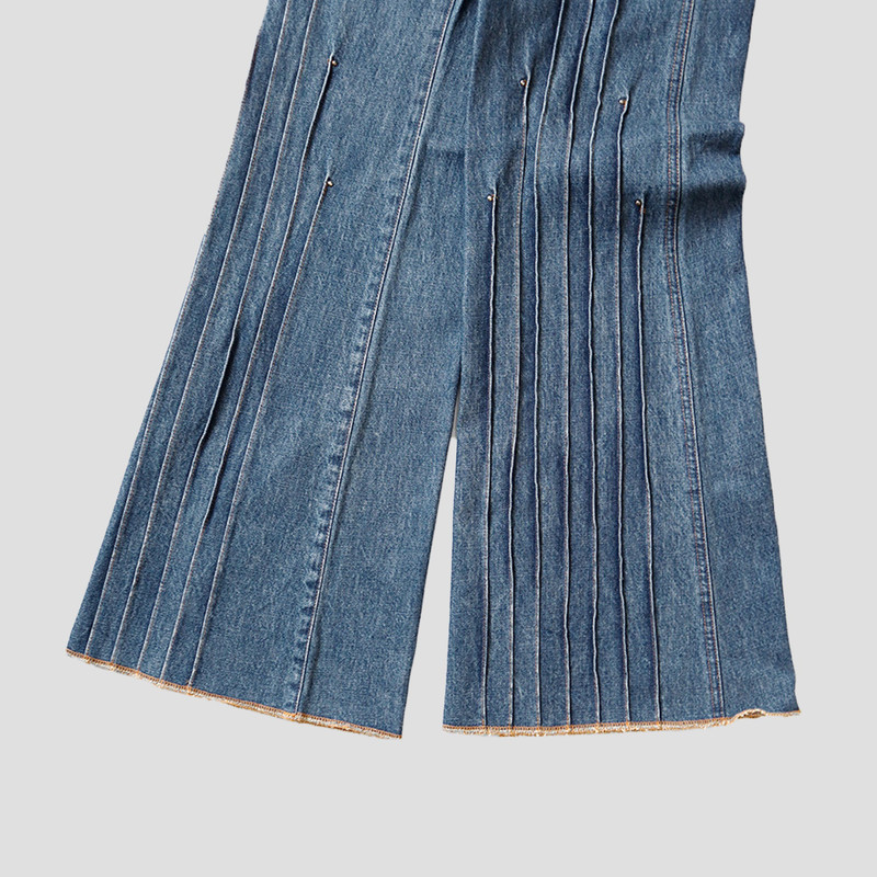 14oz DENIM FLARE JEANS 4