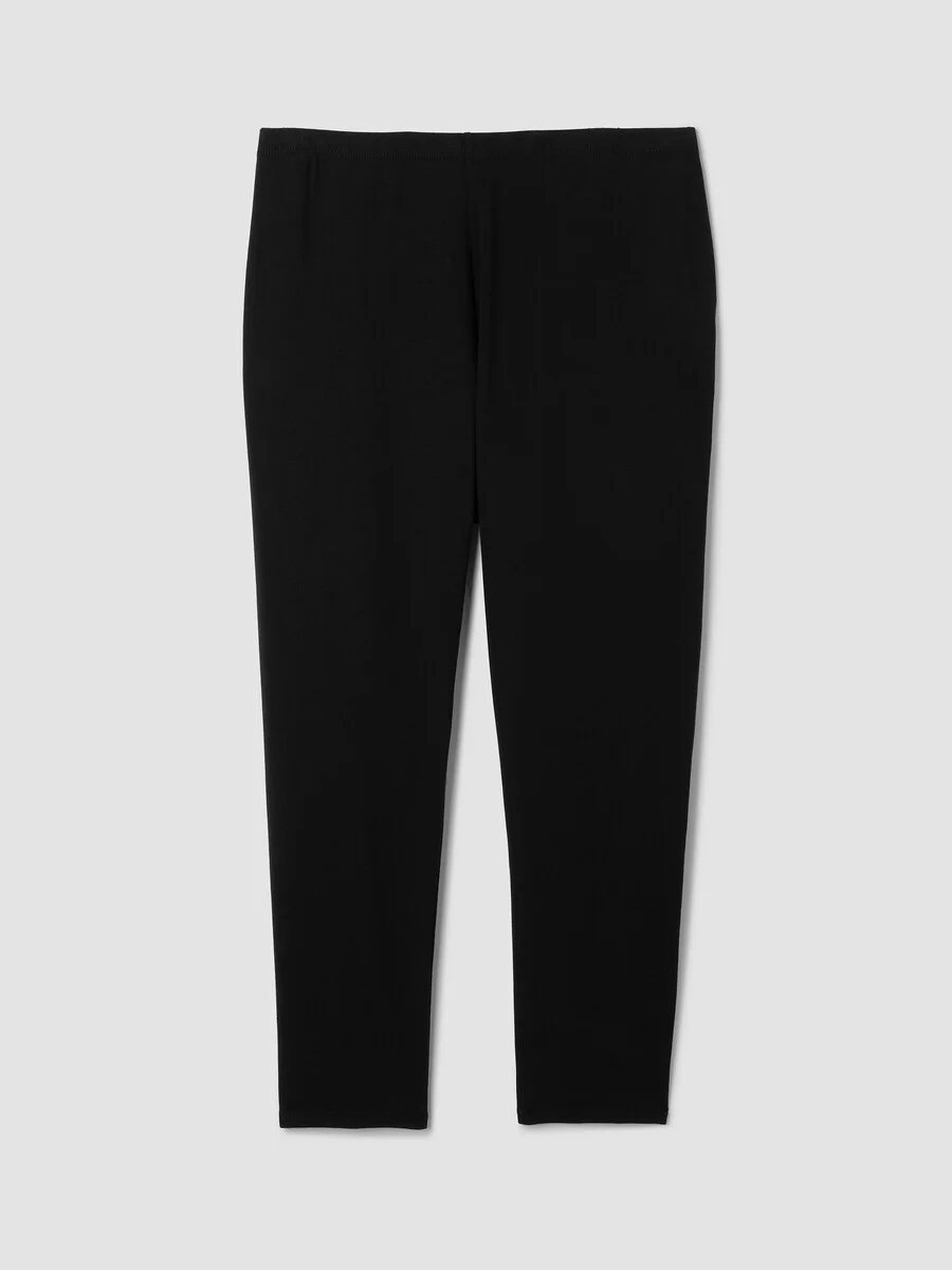 Pima Cotton Stretch Jersey Capri Leggings - 1