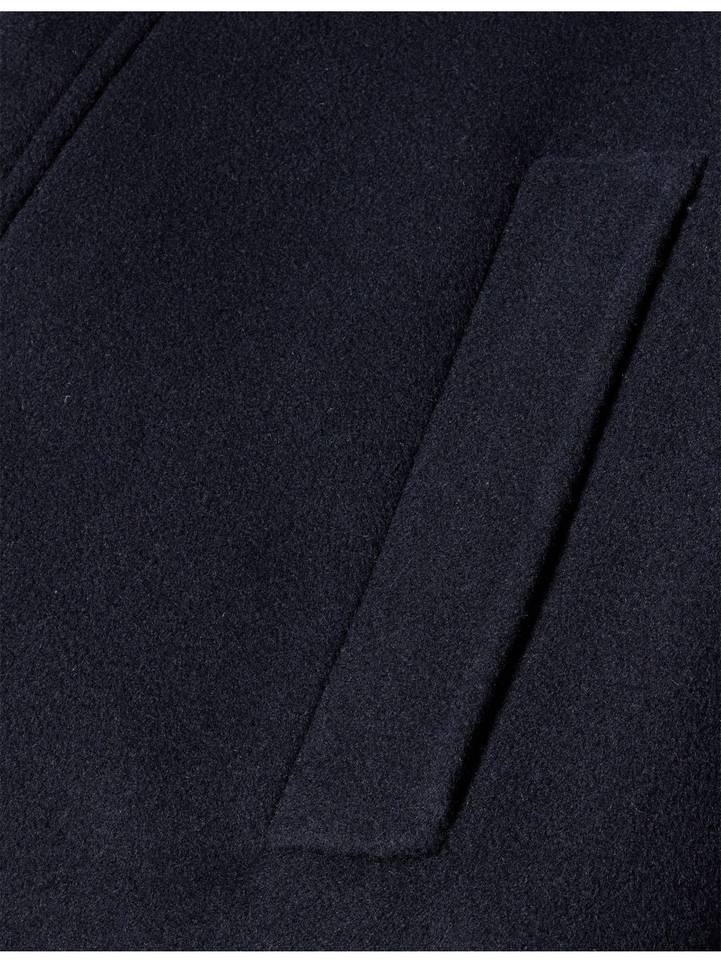 Stand-Collar Long-Sleeve Wool Overcoat - 6