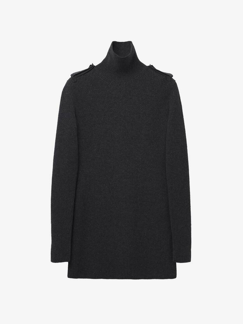 Alexander McQueen Ribbed Knit Mini Dress outlook
