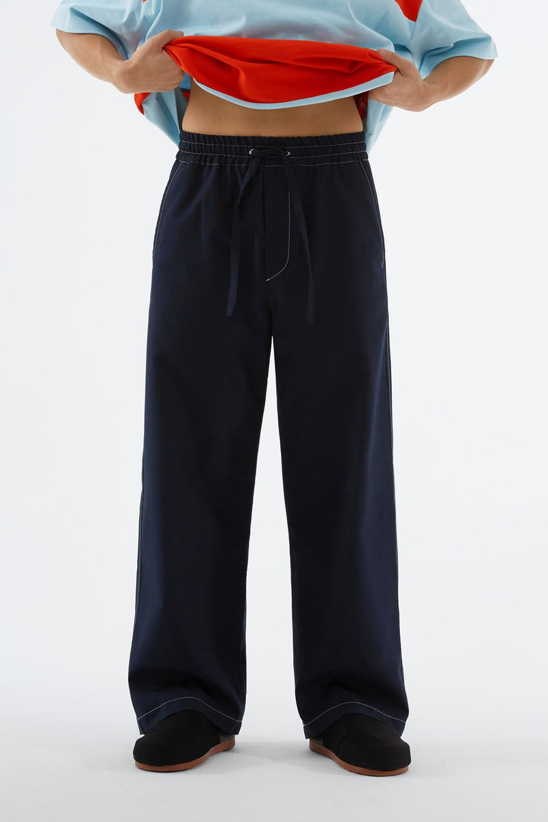 BLUE ELASTIC PANTS 1