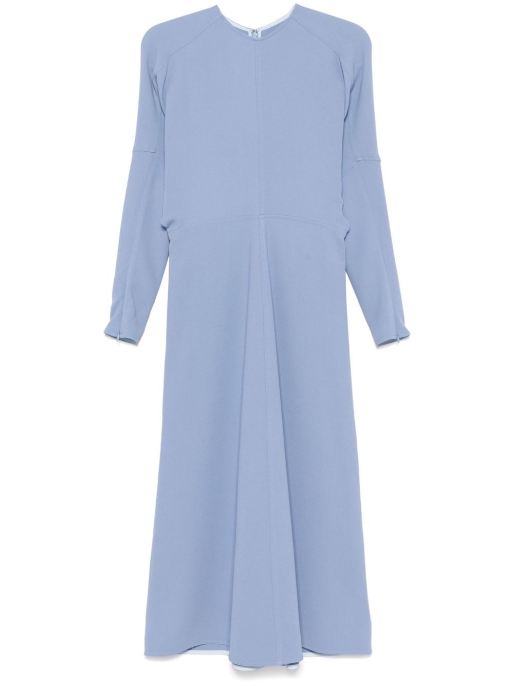 dolman-sleeves midi dress - 1