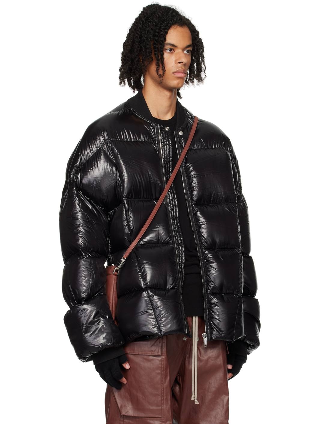 Black Porterville Flight Down Jacket - 2