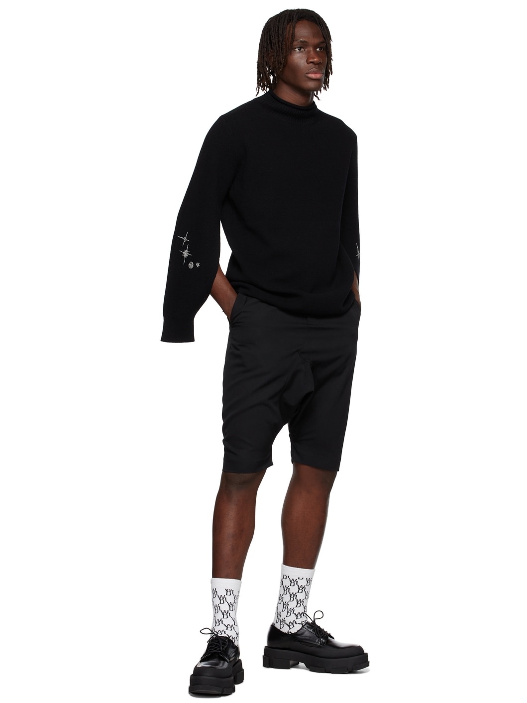 Black Cashmere Sweater - 4