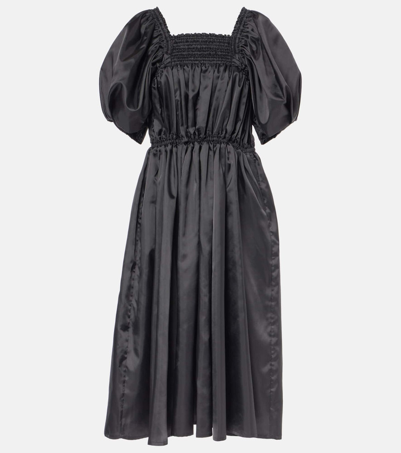 smocked midi dress 1
