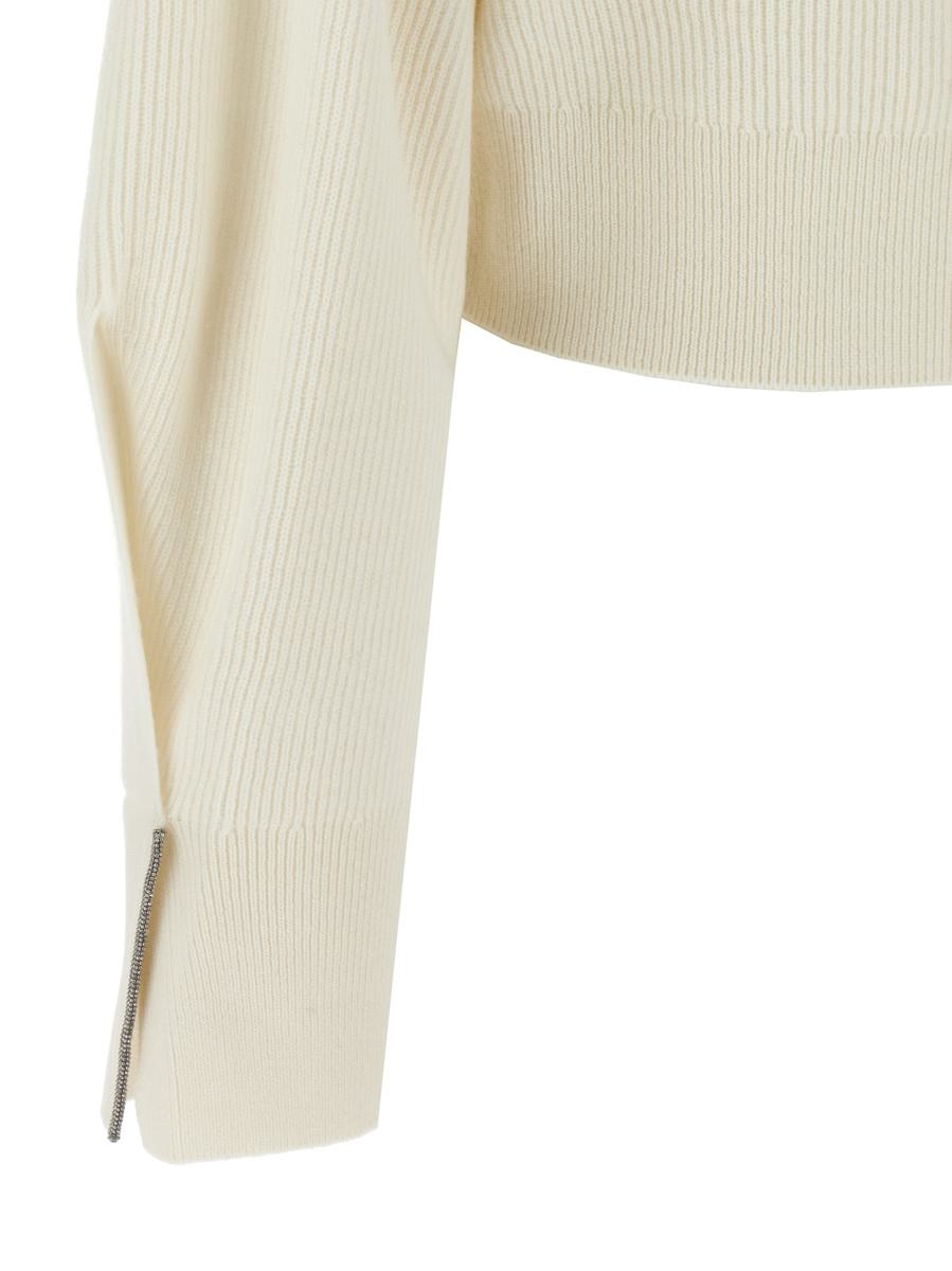 Brunello Cucinelli 'Monile' Ribbed Sweater - 4