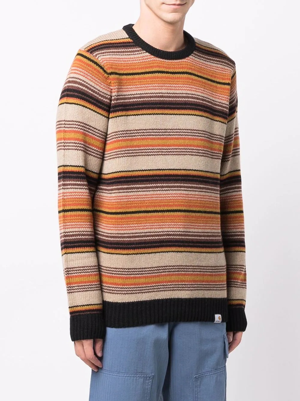 Tuscon striped crew-neck jumper - 3