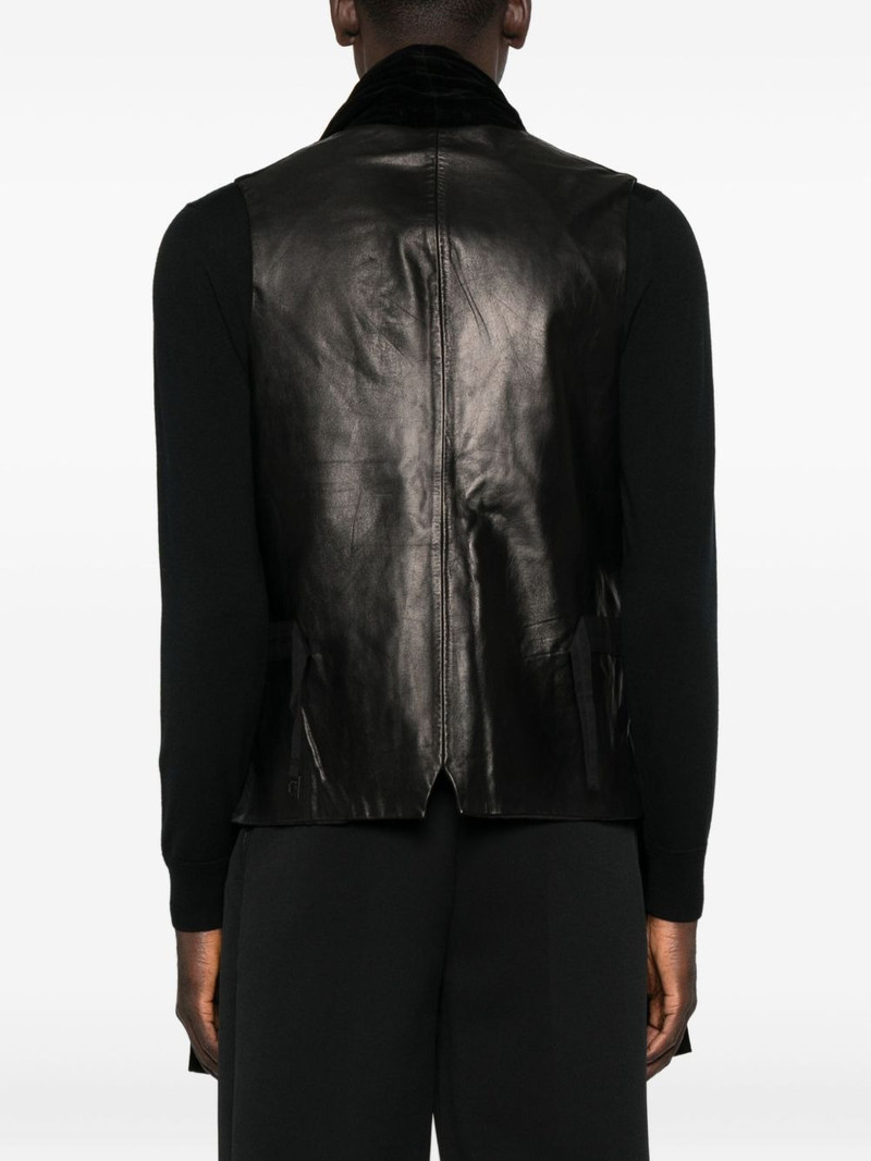velvet-finish vest 3