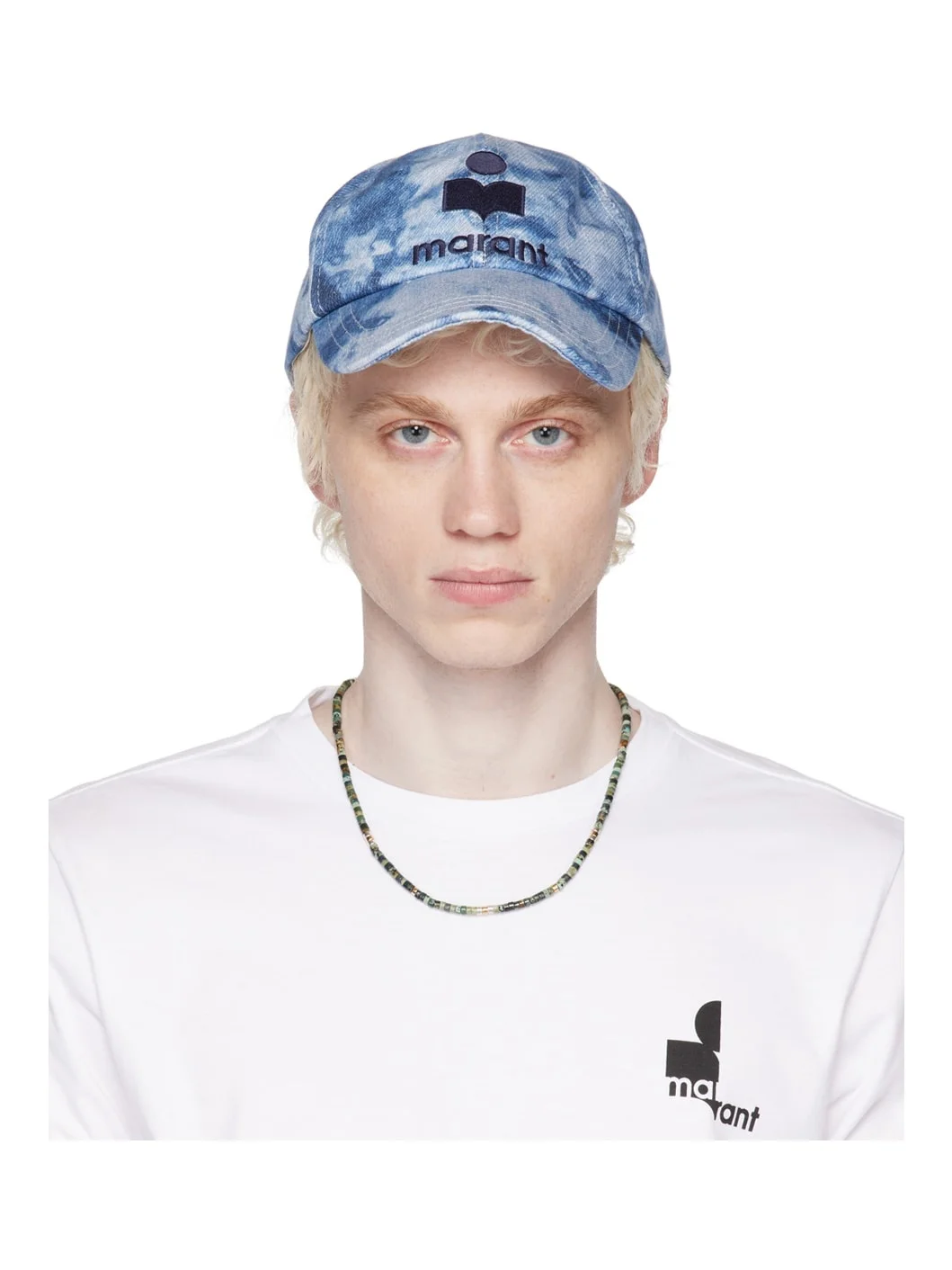 Blue Tyron Denim Cap - 1