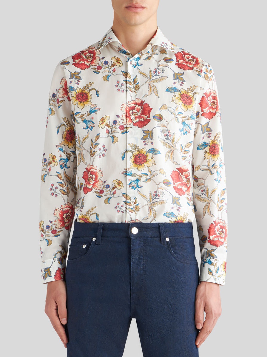 FLORAL COTTON SHIRT - 2