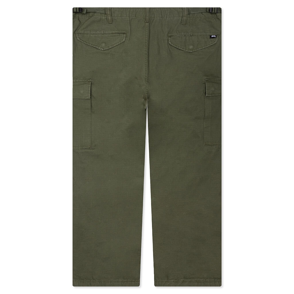 MILITARY CARGO PANT RIPSTOP - OLIVE GREEN - 2
