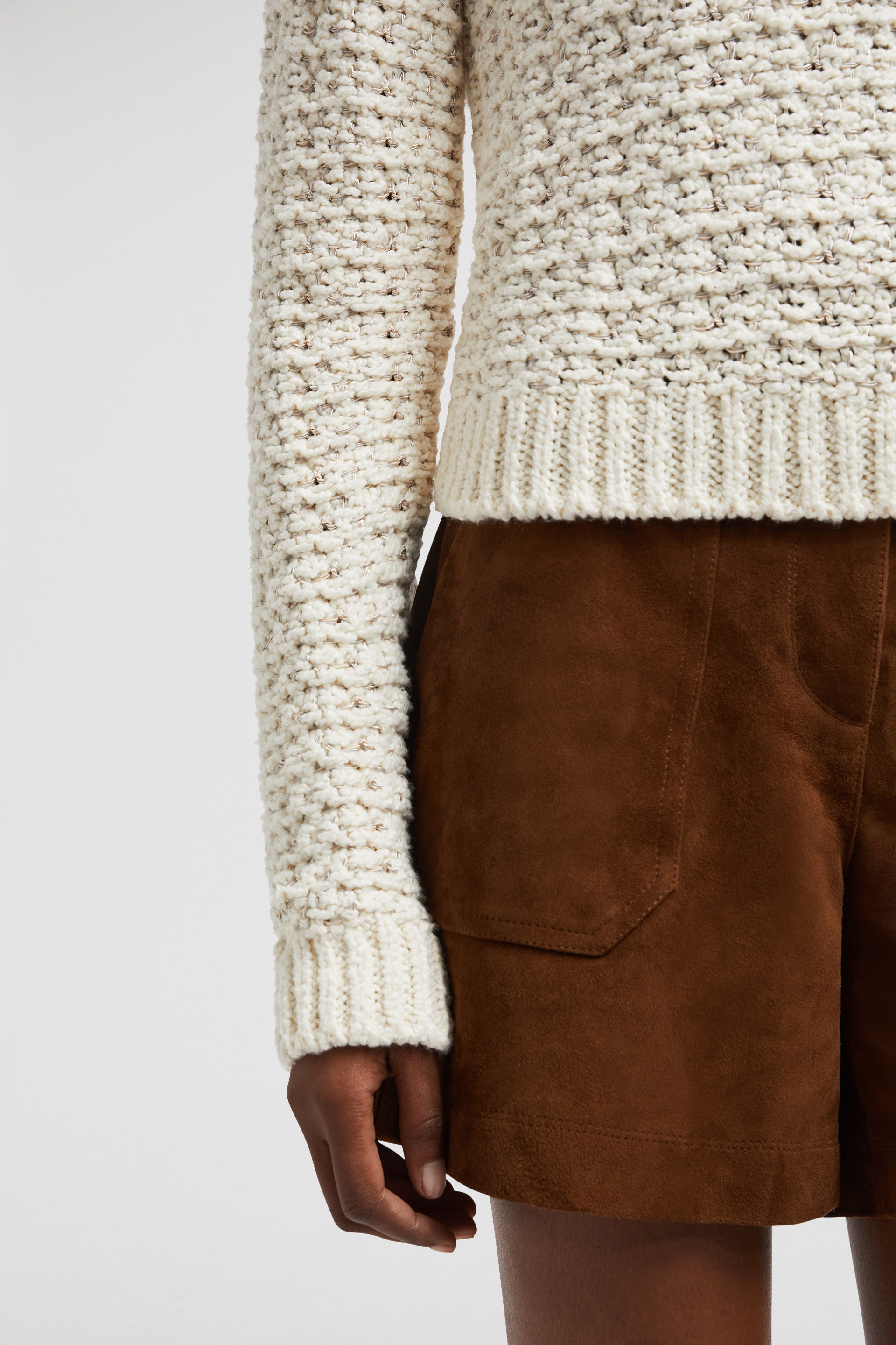 Textured Cotton Sweater - 6