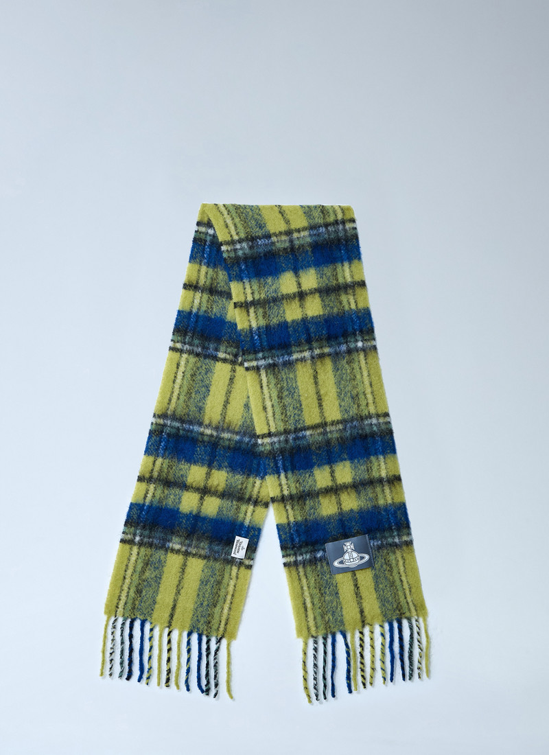 Vivienne Westwood Fringed Wool-Blend Scarf outlook