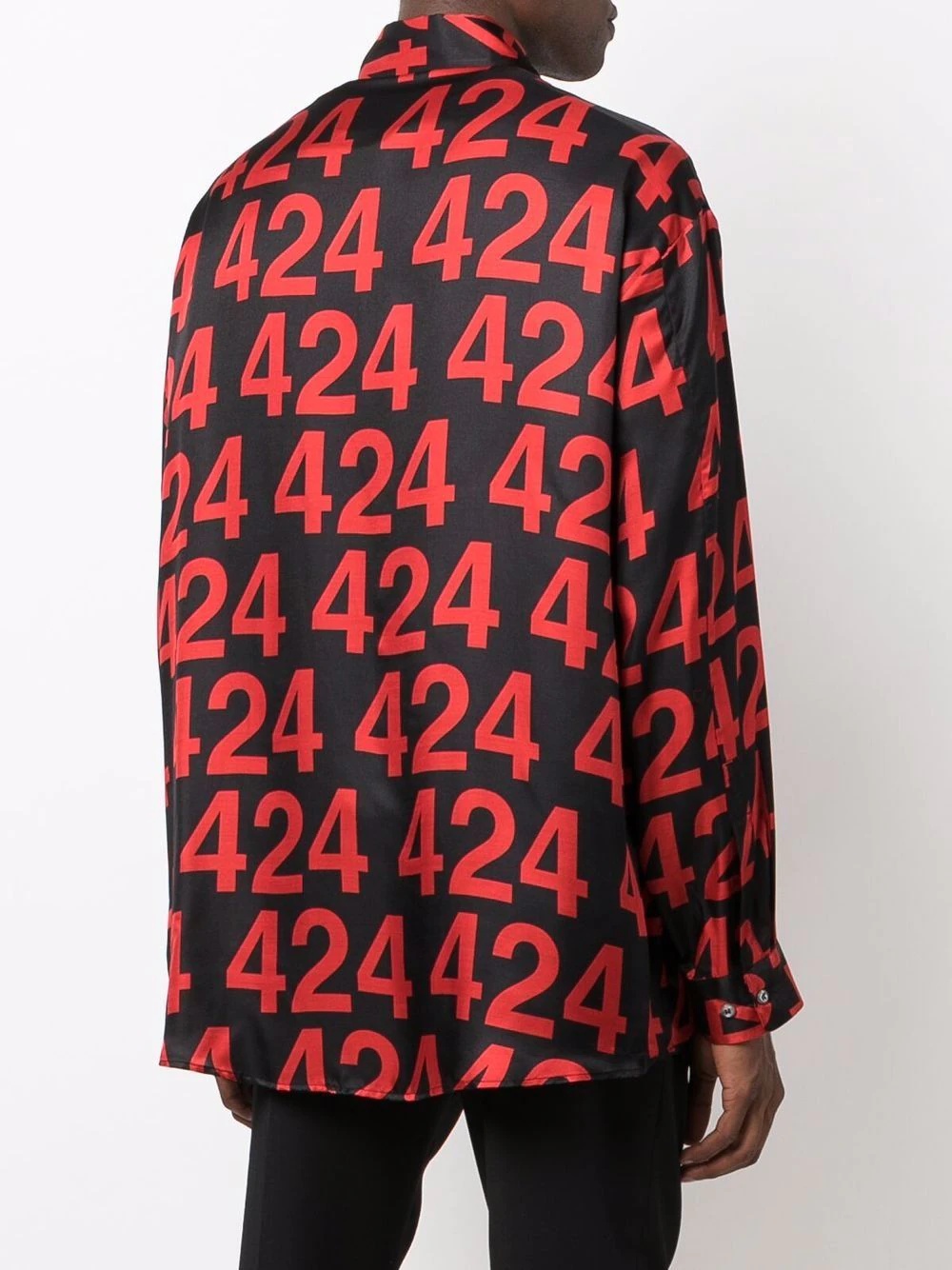 logo print shirt - 6