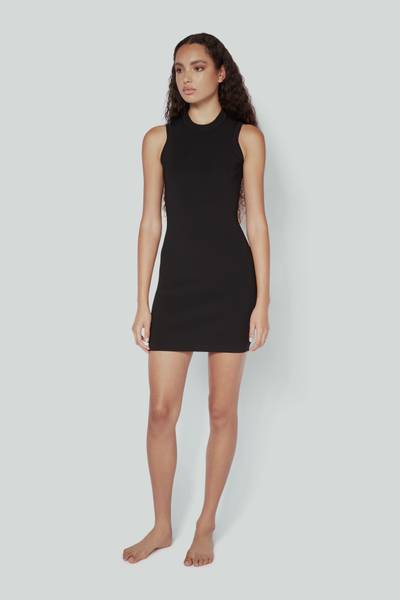 Victoria Beckham VB Body Mini Dress In Black outlook